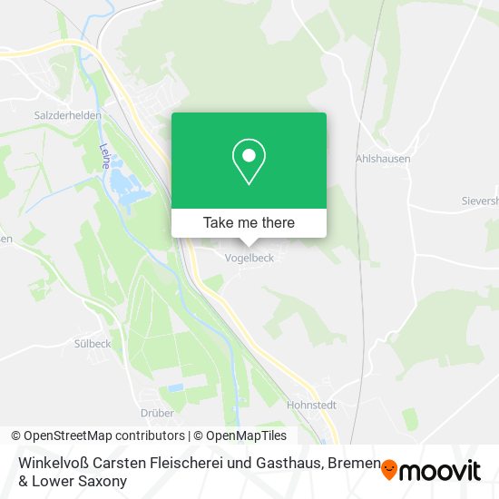 Winkelvoß Carsten Fleischerei und Gasthaus map