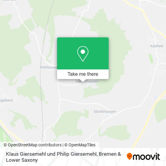 Klaus Giersemehl und Philip Giersemehl map