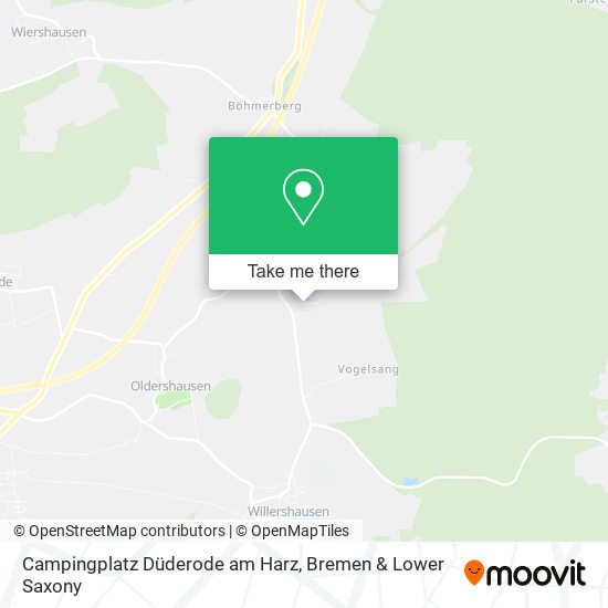 Campingplatz Düderode am Harz map