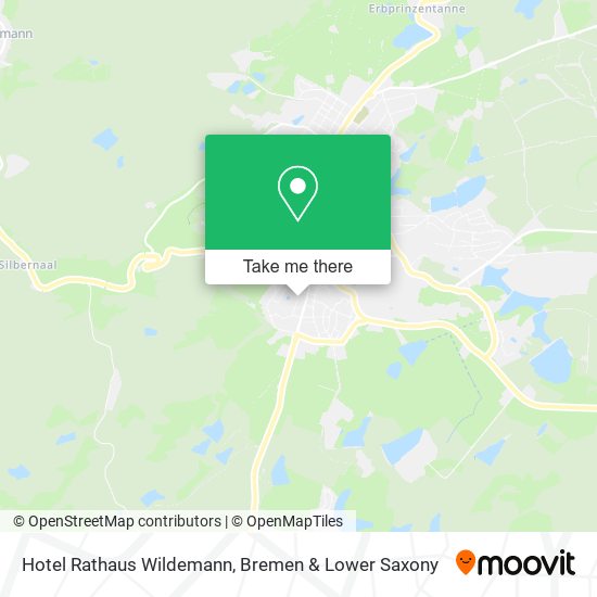 Hotel Rathaus Wildemann map