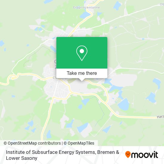 Institute of Subsurface Energy Systems map