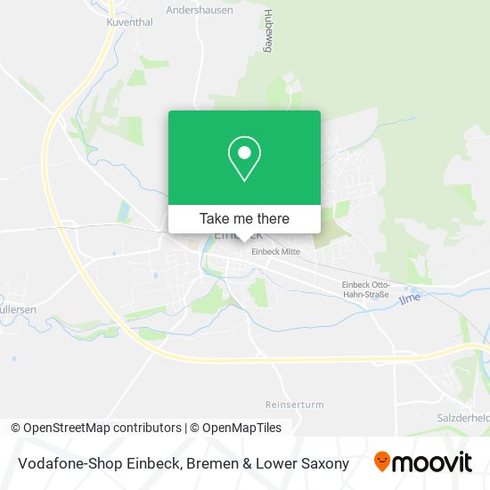 Vodafone-Shop Einbeck map