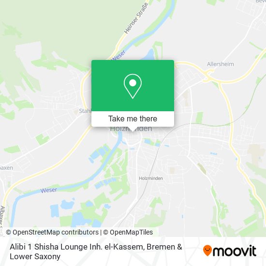 Alibi 1 Shisha Lounge Inh. el-Kassem map