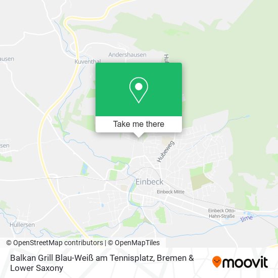 Balkan Grill Blau-Weiß am Tennisplatz map