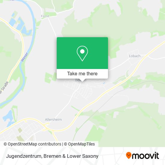 Jugendzentrum map