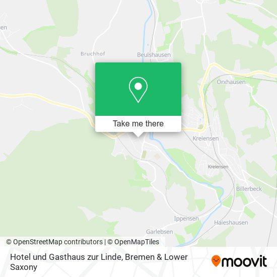 Hotel und Gasthaus zur Linde map