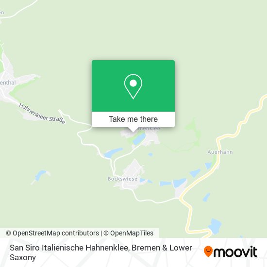 San Siro Italienische Hahnenklee map