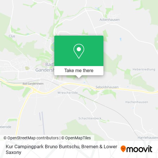 Kur Campingpark Bruno Buntschu map