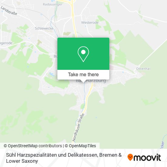 Sühl Harzspezialitäten und Delikatessen map