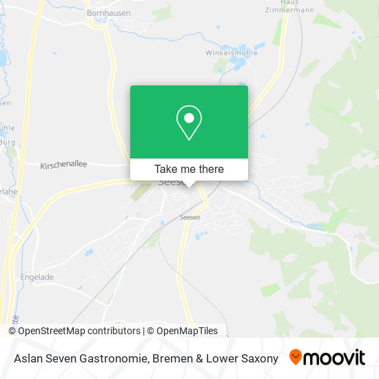 Aslan Seven Gastronomie map