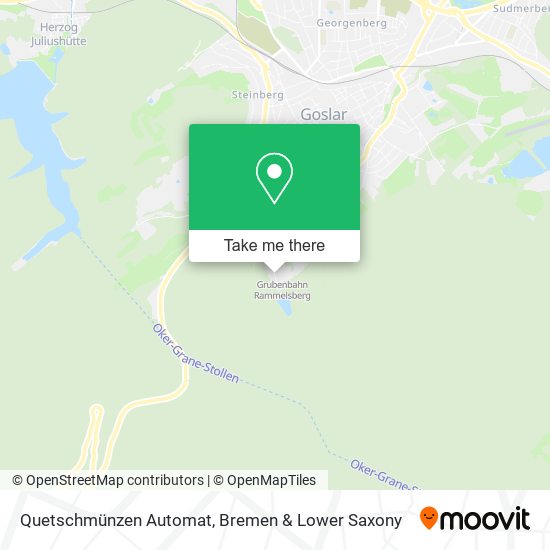 Quetschmünzen Automat map