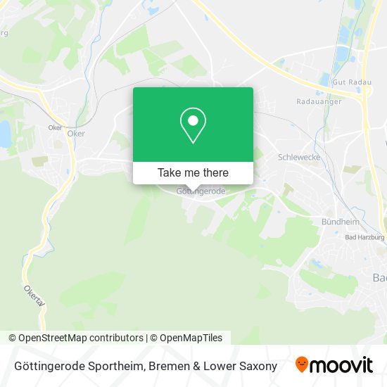 Göttingerode Sportheim map