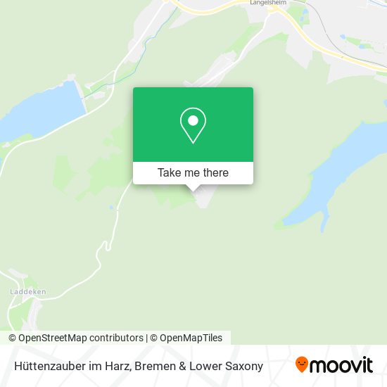Hüttenzauber im Harz map