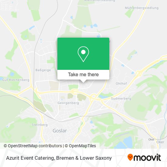 Azurit Event Catering map