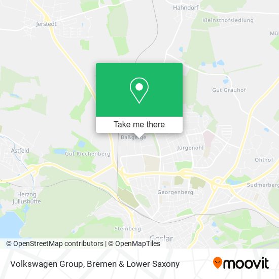 Volkswagen Group map