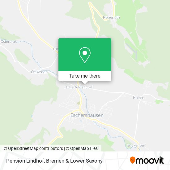 Pension Lindhof map