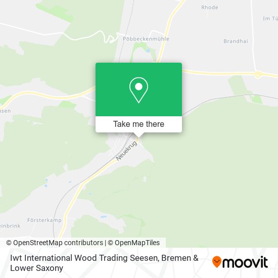 Iwt International Wood Trading Seesen map