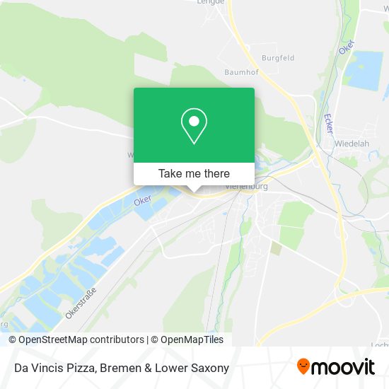 Da Vincis Pizza map