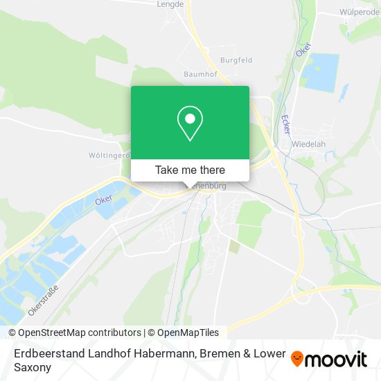 Erdbeerstand Landhof Habermann map