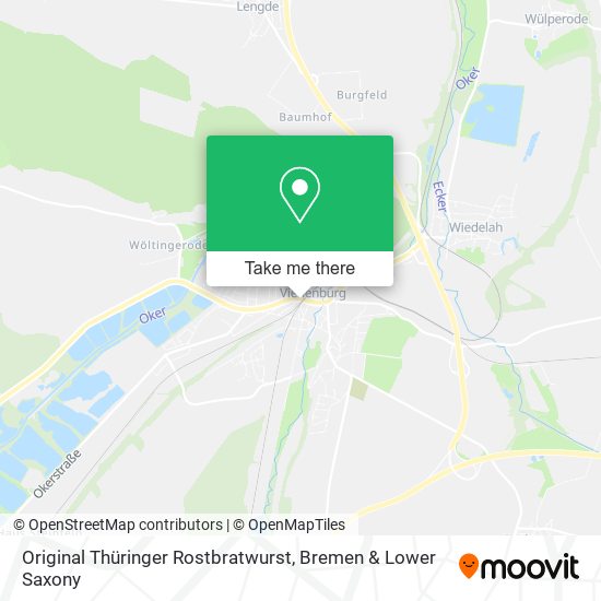 Original Thüringer Rostbratwurst map