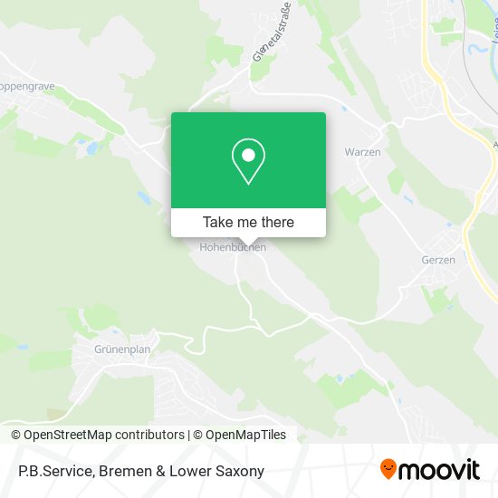 P.B.Service map