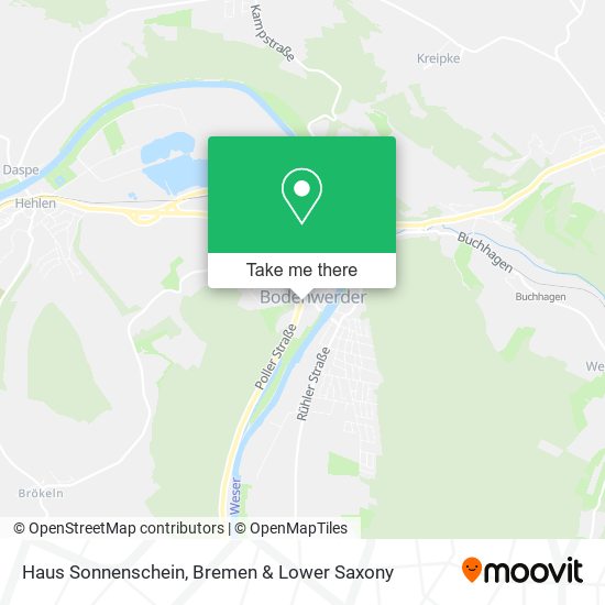 Haus Sonnenschein map