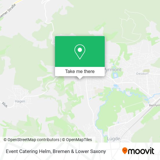 Event Catering Helm map