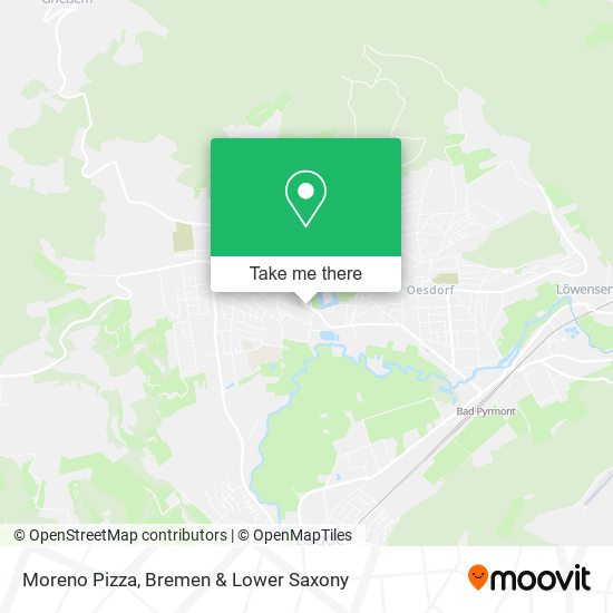 Moreno Pizza map