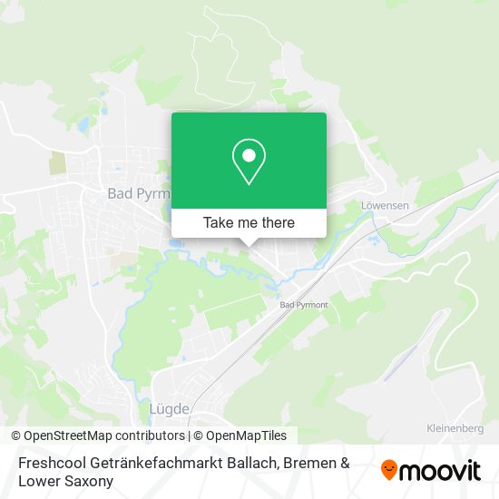 Freshcool Getränkefachmarkt Ballach map