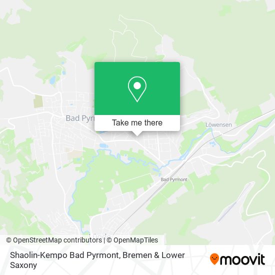 Shaolin-Kempo Bad Pyrmont map