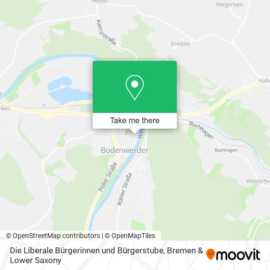 Die Liberale Bürgerinnen und Bürgerstube map