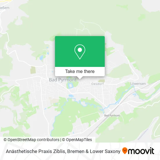 Карта Anästhetische Praxis Ziblis