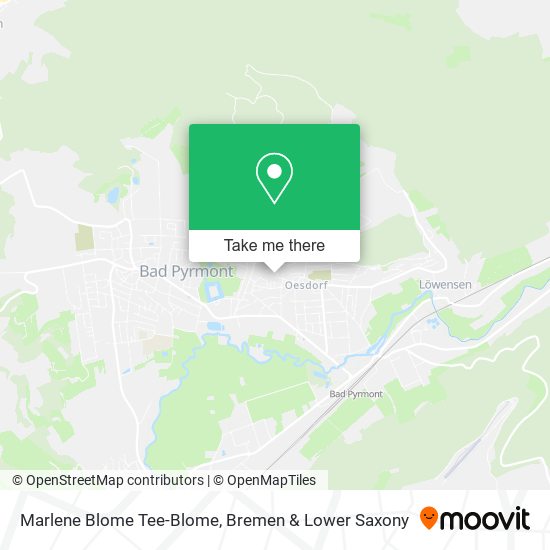 Marlene Blome Tee-Blome map