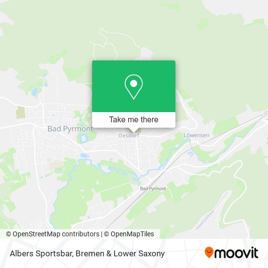 Albers Sportsbar map