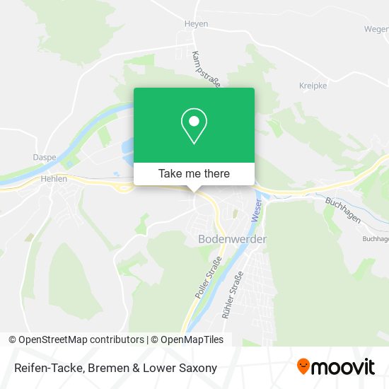 Reifen-Tacke map