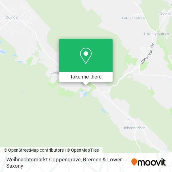 Weihnachtsmarkt Coppengrave map