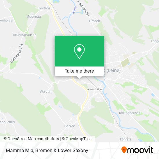 Mamma Mia map