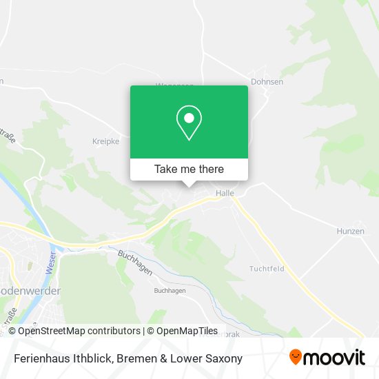 Ferienhaus Ithblick map