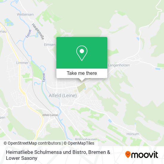 Heimatliebe Schulmensa und Bistro map