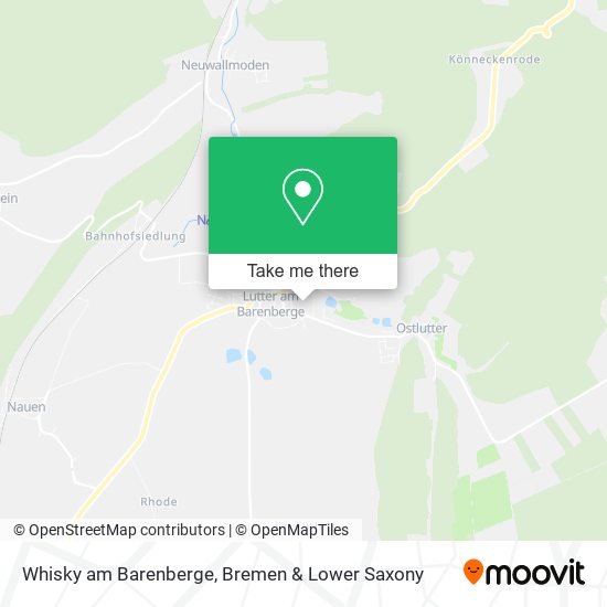 Whisky am Barenberge map