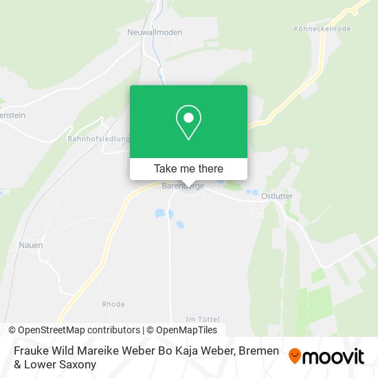 Frauke Wild Mareike Weber Bo Kaja Weber map
