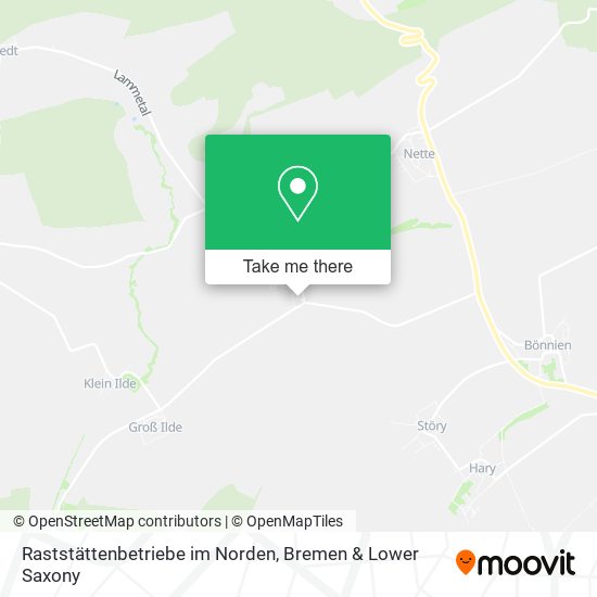 Raststättenbetriebe im Norden map