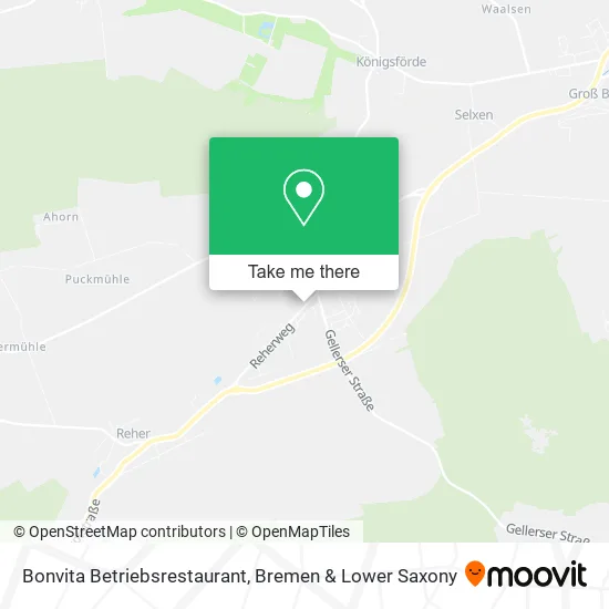Карта Bonvita Betriebsrestaurant