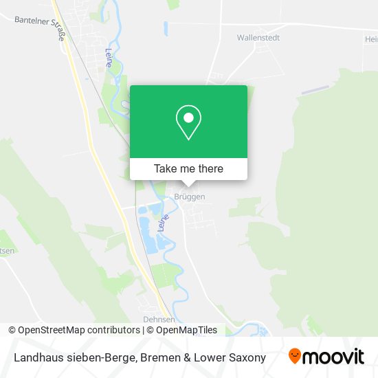 Landhaus sieben-Berge map
