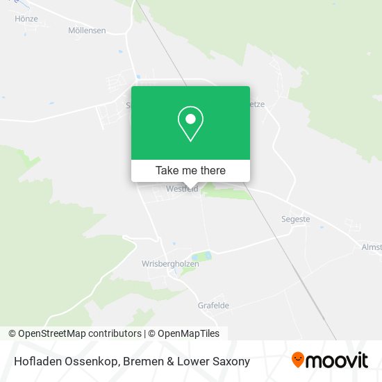 Hofladen Ossenkop map
