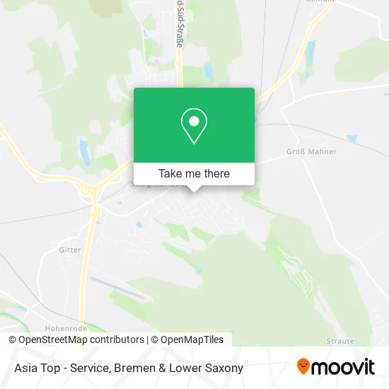 Карта Asia Top - Service