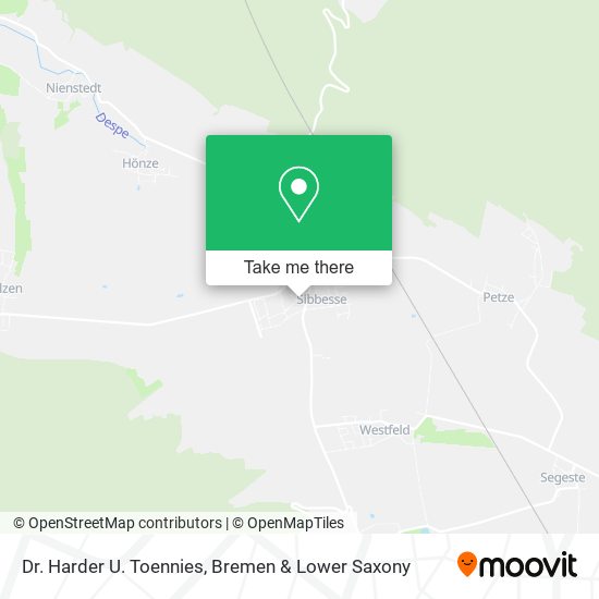 Dr. Harder U. Toennies map