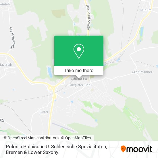 Polonia Polnische U. Schlesische Spezialitäten map