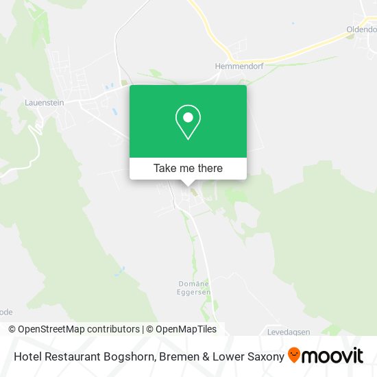 Hotel Restaurant Bogshorn map