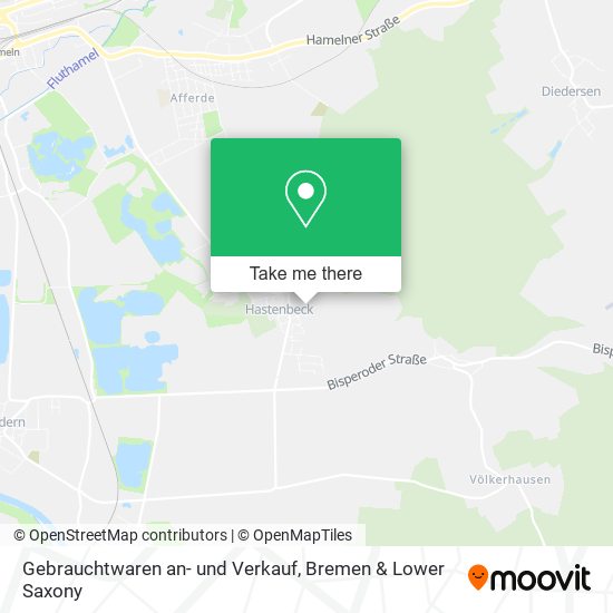 Gebrauchtwaren an- und Verkauf map